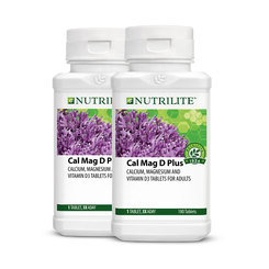 Nutrilite Cal Mag D Plus Twin Pack - 180 Tablets x 2