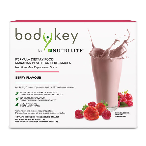 Bodykey Meal Replacement Shake Berry Meal Replacement Weight