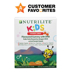 Nutrilite Kids Orange Flavoured Gummy With DHA – 4g X 30 Gummies