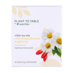 Plant To Table by Nutrilite White Tea Mix with Chrysanthemum & Goji Berry