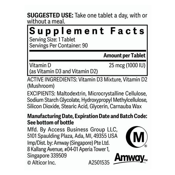 Nutrilite Vitamin D | Vitamins and Minerals | Health | Shop All