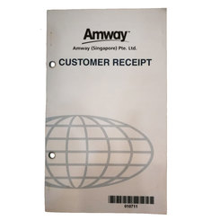 SG CUSTOMER RECEIPT PAD
