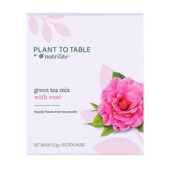 Plant To Table by Nutrilite Green Tea Mix with Rose