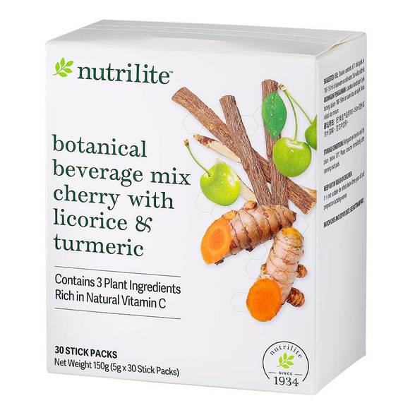 Nutrilite Botanical Beverage Mix Cherry With Licorice & Turmeric