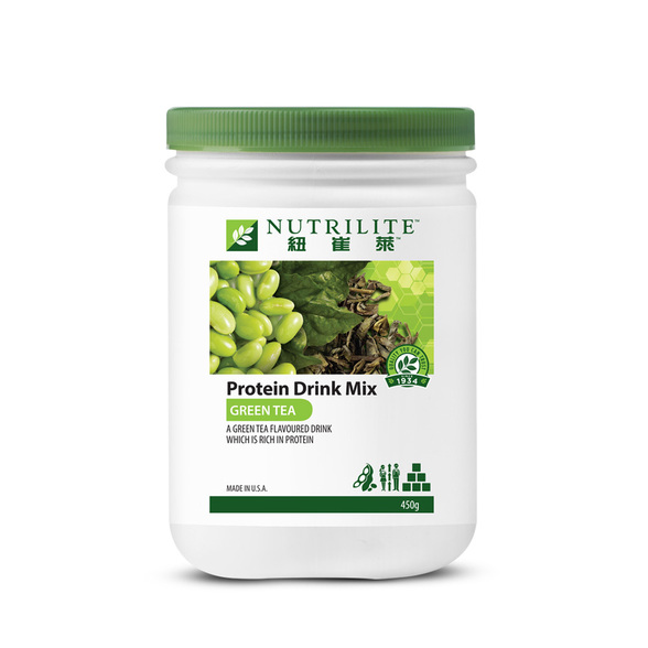 Nutrilite Soy Protein Drink Powder Green Tea Amway Singapore