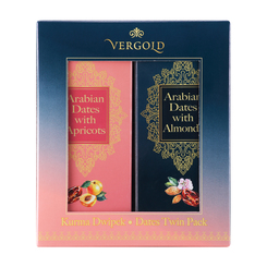 Vergold Dates Twin Pack with Almonds & Apricots - 100g x2
