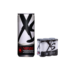 XS Classic Black 6-can pack