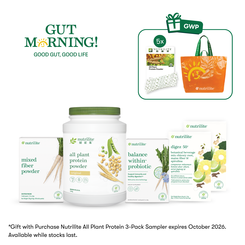 Gut Morning Boosters & Digez 50+ (All Plant Protein 900g)