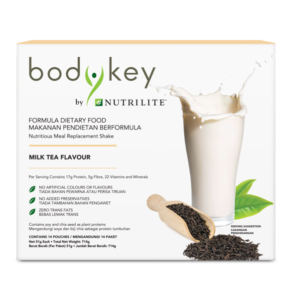 BodyKey Meal Replacement Shake Milk Tea Meal Replacement Weight