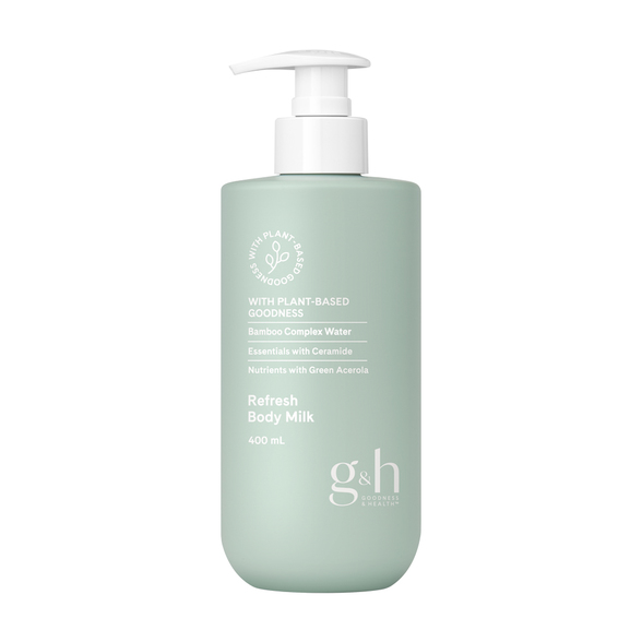 g&h Refresh Body Milk - 400ml | Hand & Body Lotions | Body Care