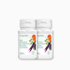 Nutrilite Daily Multivitamin and Multimineral Plus Tablet Twin Pack