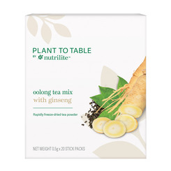 Plant To Table by Nutrilite Oolong Tea Mix with Ginseng